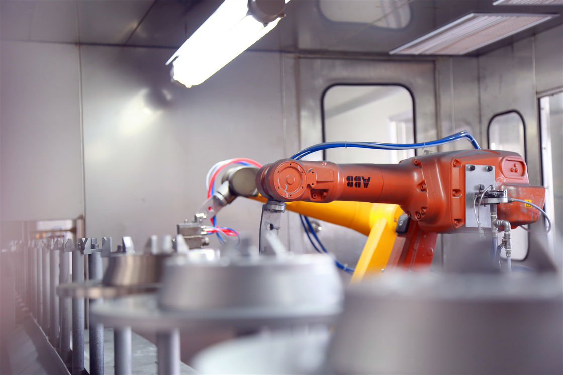 Electric Control Dip Coating System Automobile Brake Disc Induction Heating Spray Line