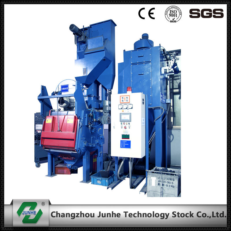 High Efficiency Automatic Shot Blasting Machine Wheel Abrator Cubic Meter Effective Volume