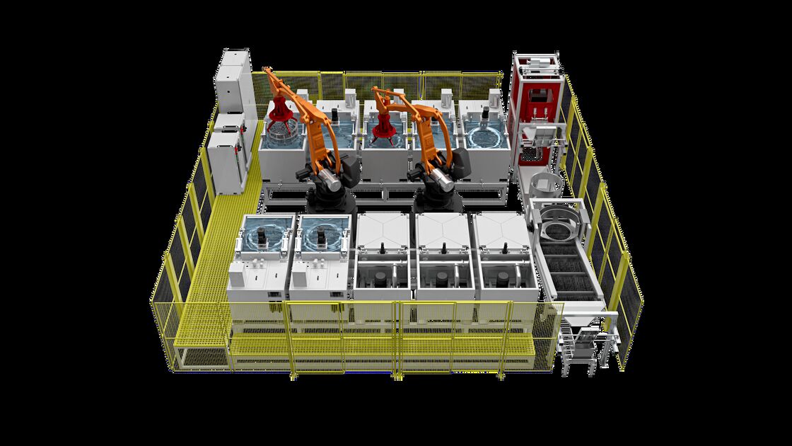 JUNHEÂ®QUDR0180 Multi-Tank Fully Automatic Cleaning Machine