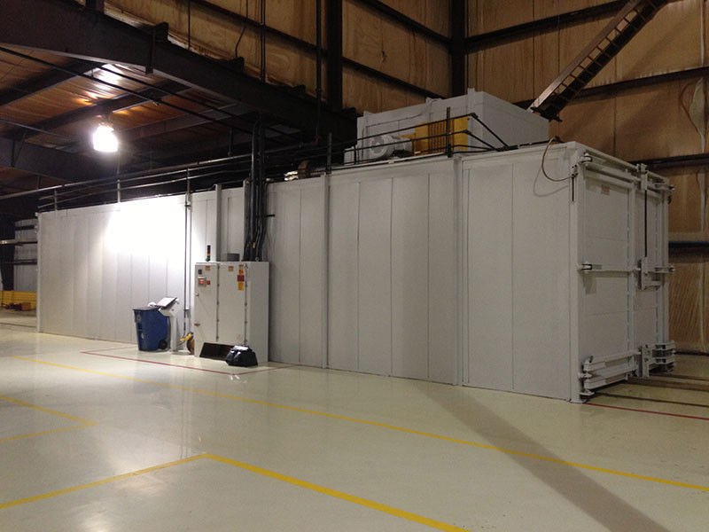 Powder Coating Gas Heating Curing Oven Uniformed Temperature